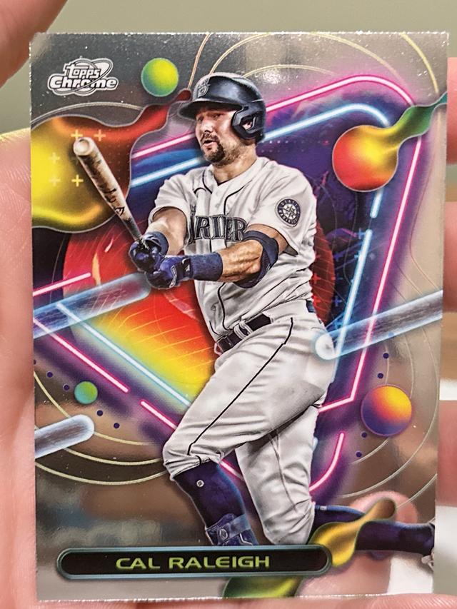 2023 Cosmic Chrome Cal Raleigh BASE #192