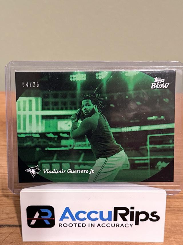 2023 Topps Black and White Vladimir Guerrero Jr. Base Night Vision /25 #31