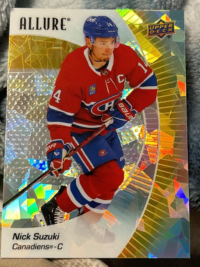 2023-24 Upper Deck Allure Nick Suzuki ﻿Base Set Yellow Taxi #27