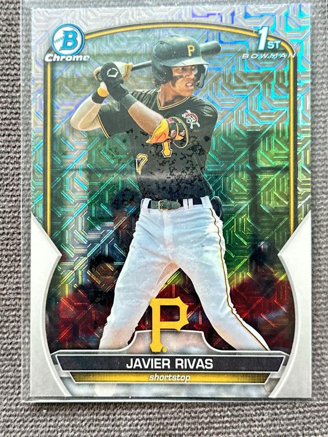 2023 Bowman Chrome Mega Javier Rivas Orange /25 #BCP-159