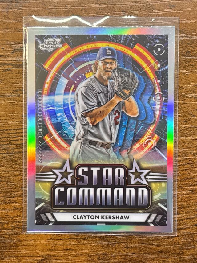 2024 Topps Cosmic Chrome Clayton Kershaw Star Command #SC-13