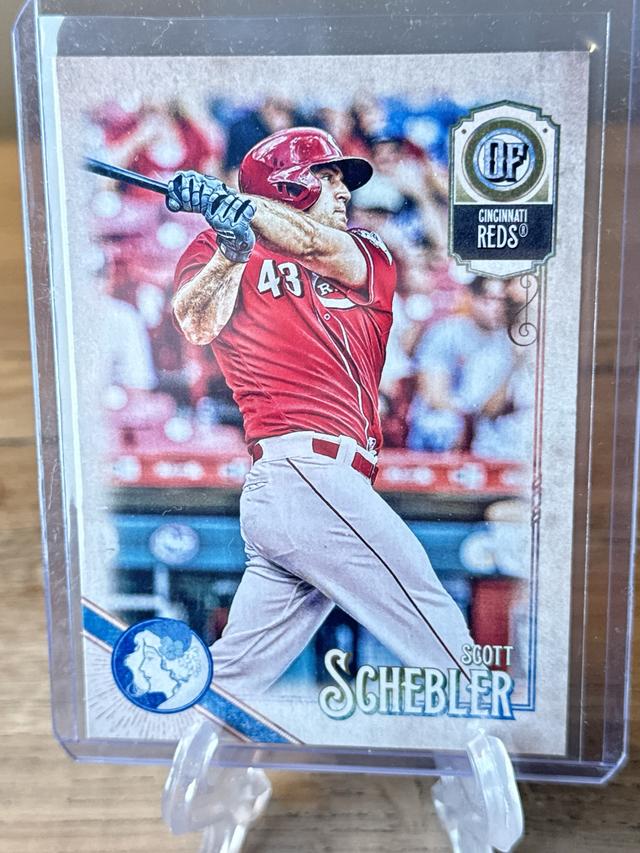 2018 Topps Gypsy Queen Scott Schebler Base Set GQ Logo Swap #127