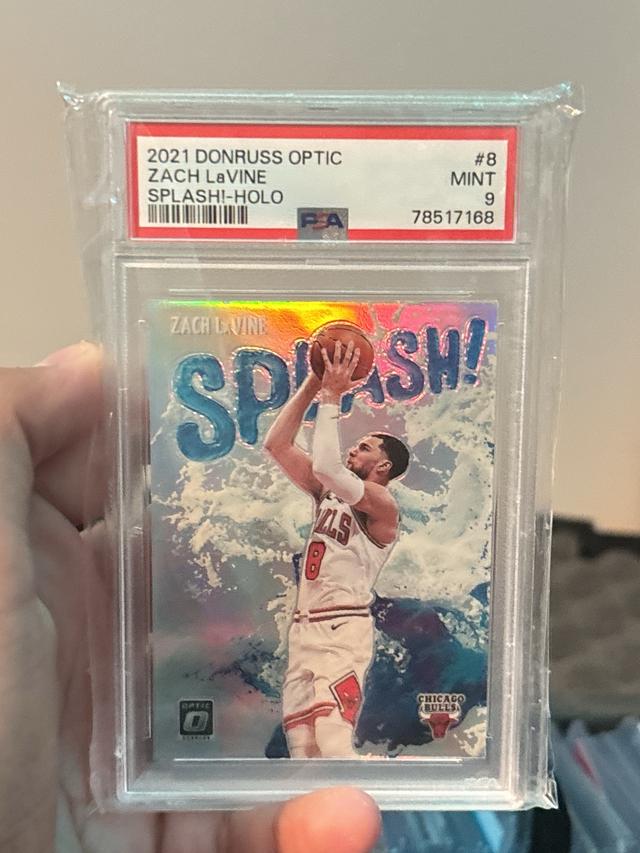 2021 Donruss Optic Zach LaVine Splash! Set #8