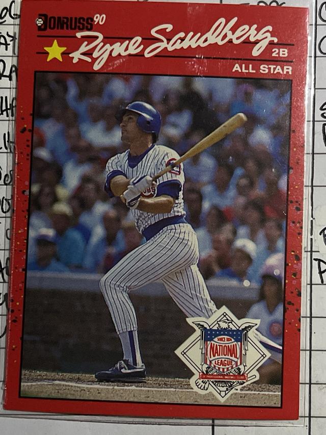 1989 Topps Ryne Sandberg Glossy All-Stars Set #14