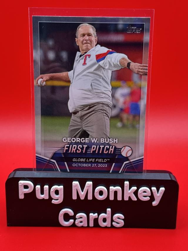 2024 Topps Series 2 George W. Bush ﻿2023 FIRST PITCH #FP-5