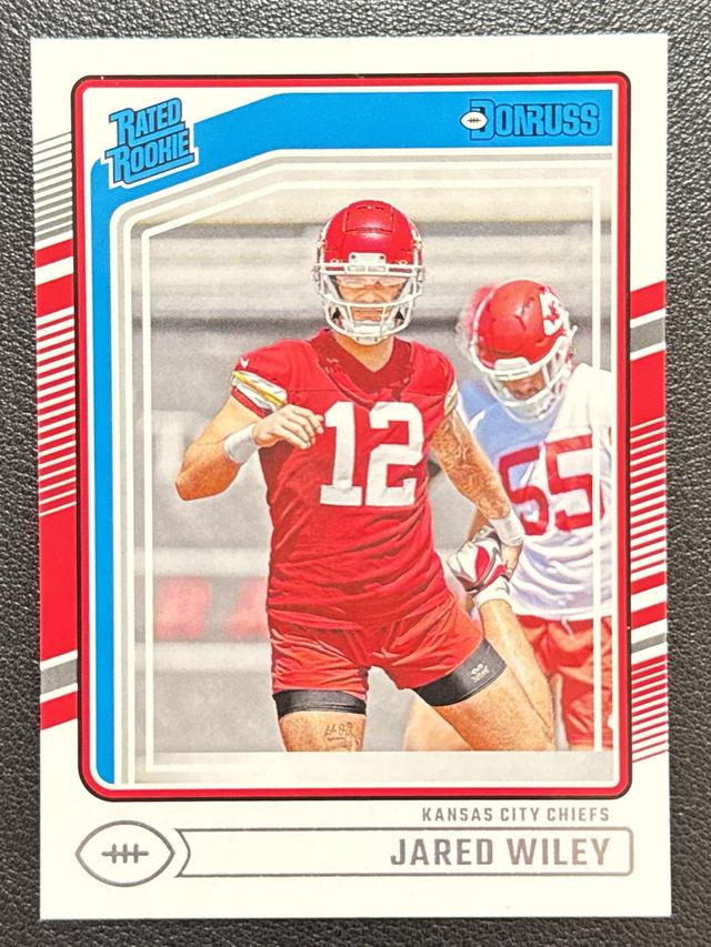 2024 Donruss Football Jared Wiley Rated Rookies #387