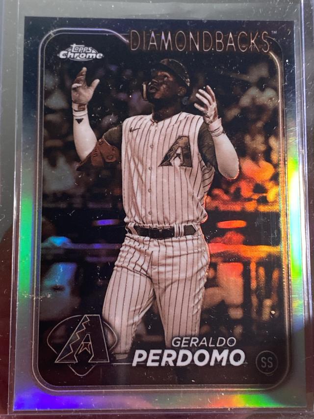 2024 Topps Chrome Geraldo Perdomo ﻿Base Set Sepia Refractors #288