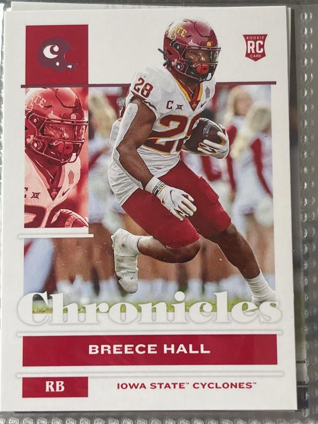 2022 Panini Chronicles Draft Picks Breece Hall Chronicles Draft Picks Set #18