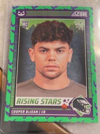 2024 Panini Score A Treat Cooper DeJean Rising Stars Green Bats #13