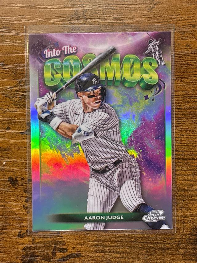 2024 Topps Cosmic Chrome Aaron Judge Into the Cosmos #ITC-5 Yankees