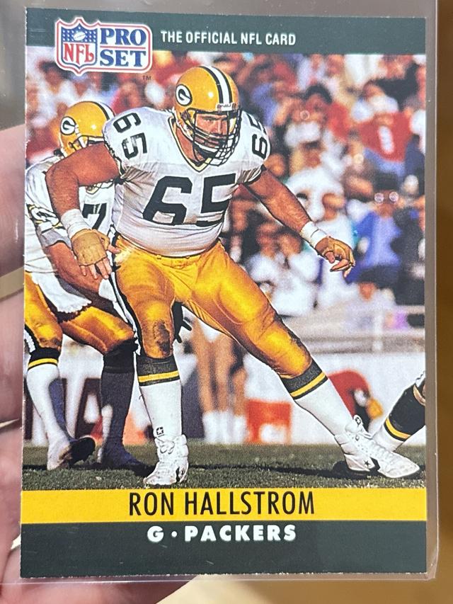 1990 Pro Set Football Ron Hallstrom ﻿Base #108