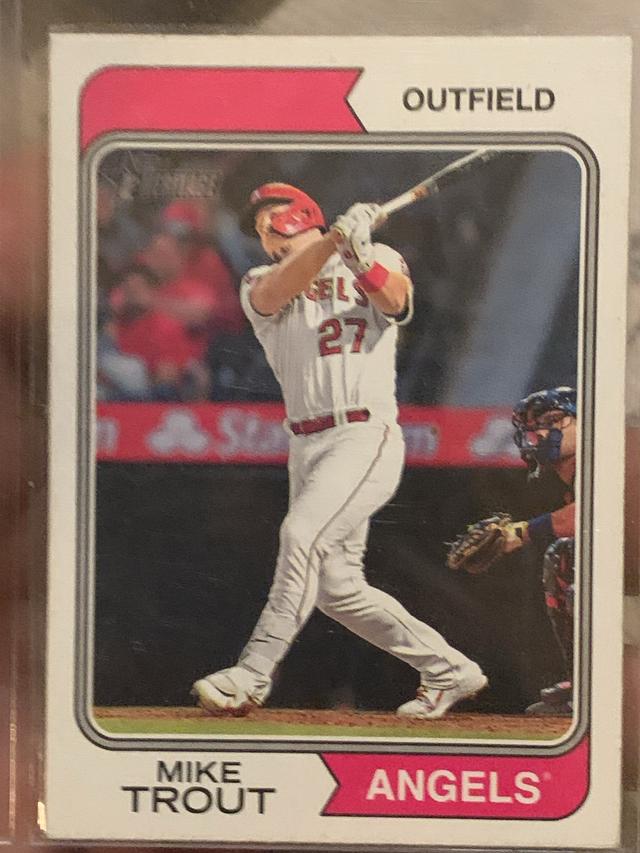 2023 Topps Heritage Mike Trout BASE #5