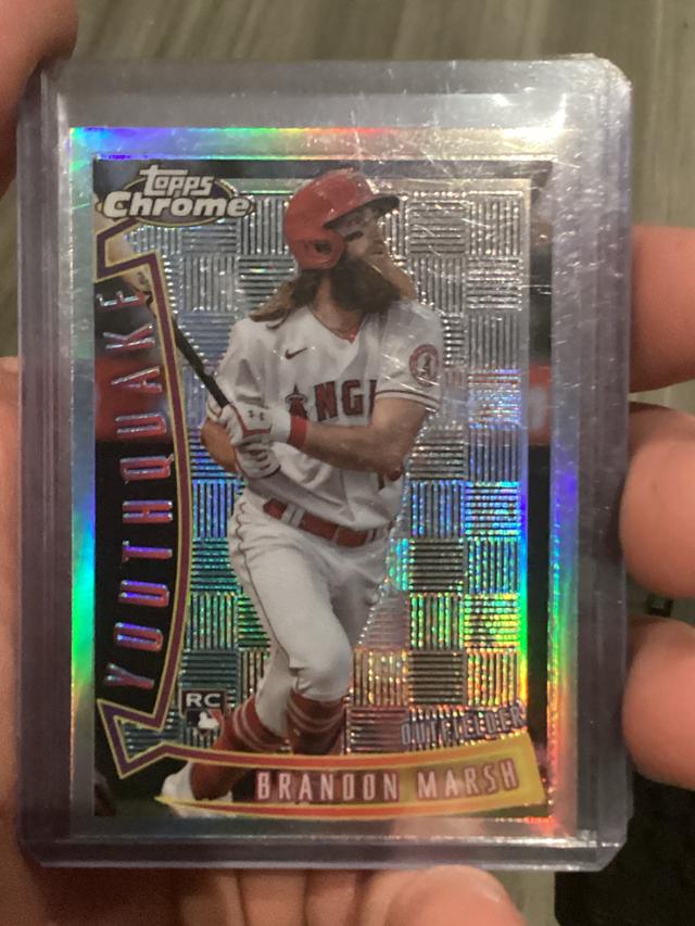 2022 Topps Chrome Sonic Brandon Marsh 1996 Youthquake Set #YQ-9