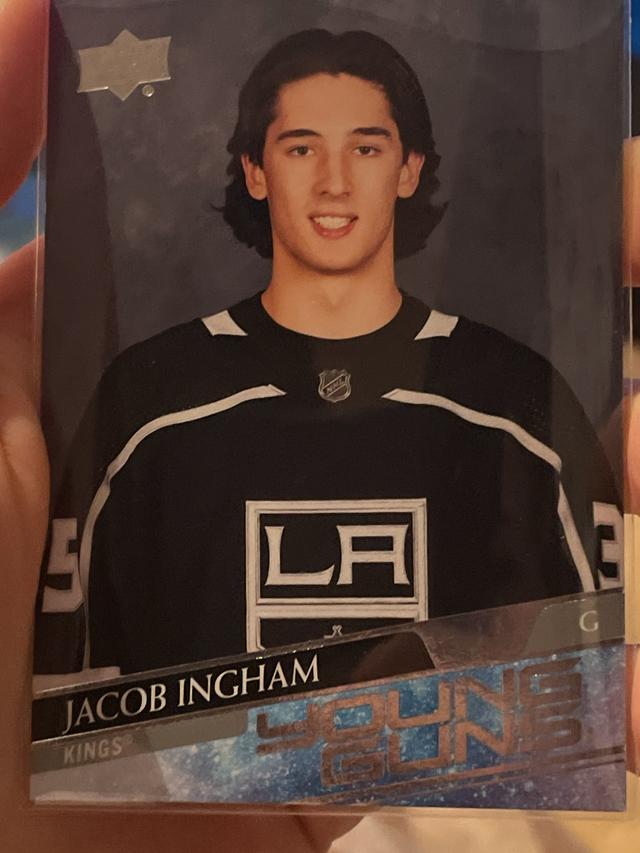 2020-21 Upper Deck Extended Series Jacob Ingham Base Young Guns Set #706