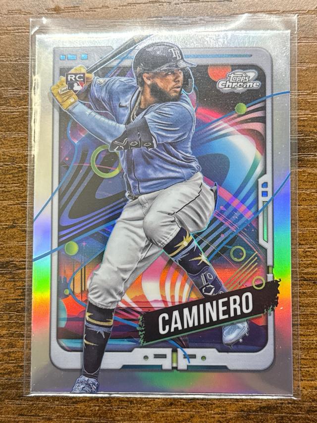 2024 Topps Cosmic Chrome Junior Caminero Refractor RC #1