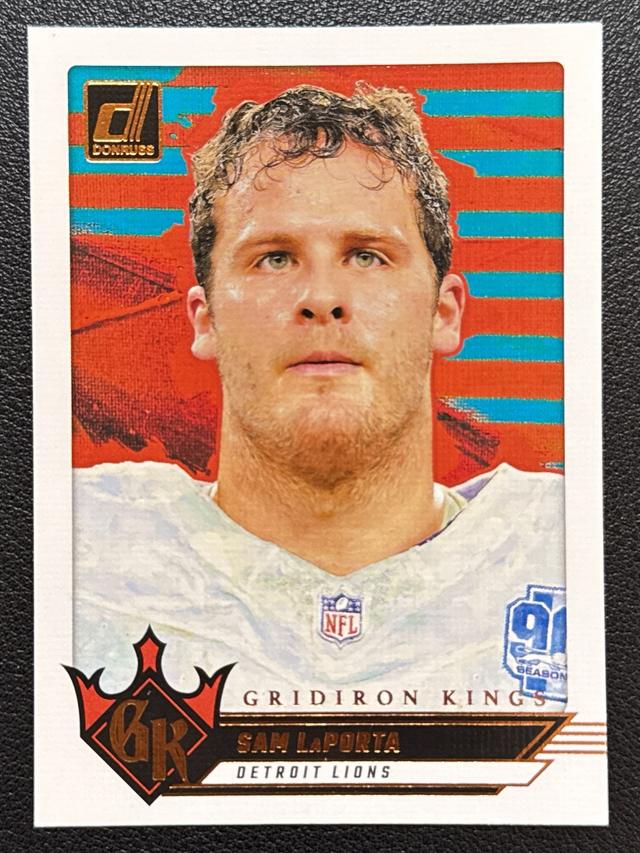 2024 Donruss Football Sam LaPorta Gridiron Kings #4