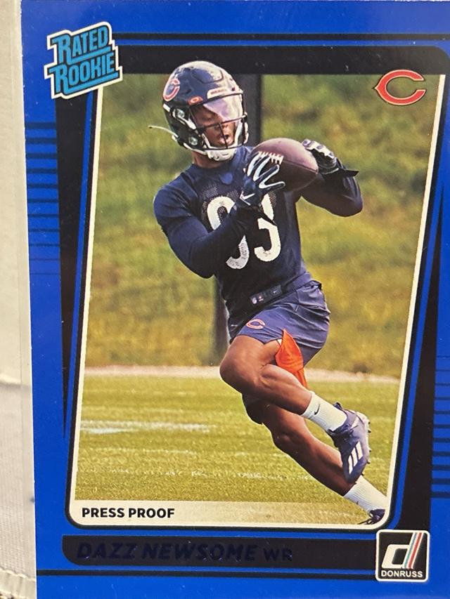 2021 Donruss Football Dazz Newsome Optic Rated Rookie Preview Set #320