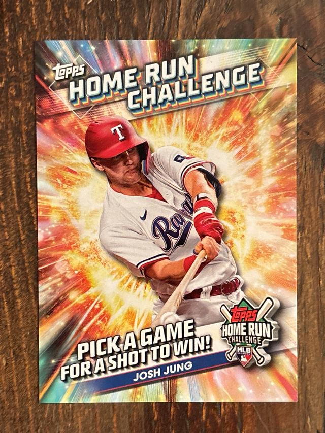 2024 Topps Series 2 Josh Jung HOMERUN CHALLENGE CODE CARD #HRC-26