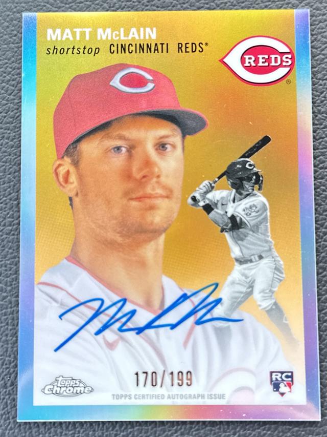 2023 Topps Chrome Platinum '54 Matt McLain Refractors /199 #CPA-MMC