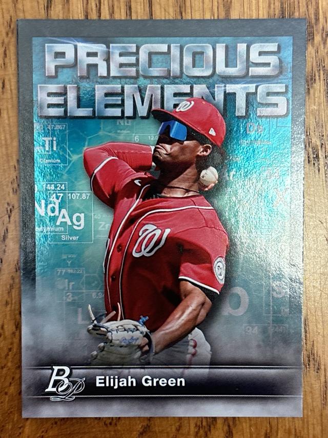 2023 Bowman Platinum Elijah Green PRECIOUS ELEMENTS #PE-24