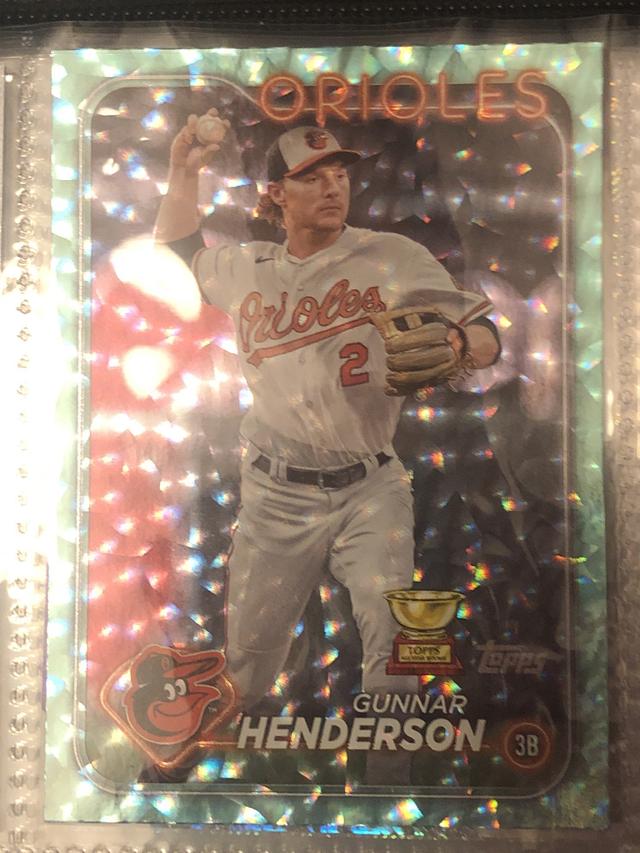 2024 Topps Series 2 Gunnar Henderson BASE SET Aqua Foil /399 #450