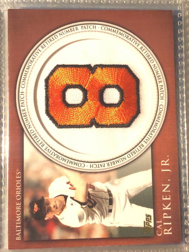 2012 Topps - Manufactured Retired Number Patch Cal Ripken Jr.  #RN-CR