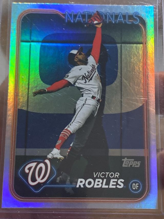 2024 Topps Series 2 Victor Robles BASE SET Rainbow Foil #412