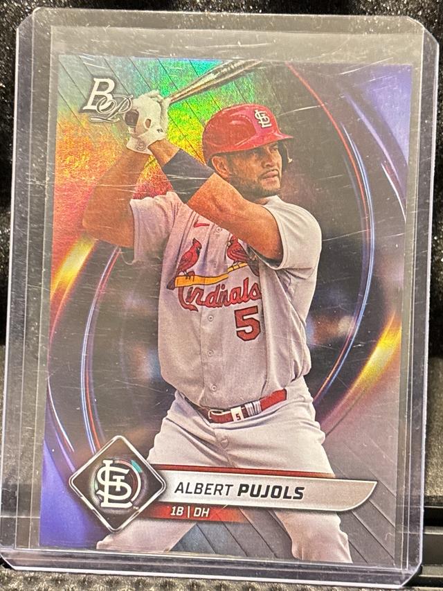 2022 Topps Bowman Platinum Albert Pujols BASE CARDS /10 #2