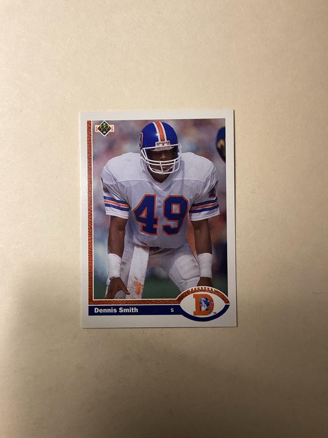 1991 Upper Deck Football Dennis Smith Base Set #498