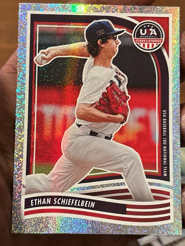 2024 Panini Stars & Stripes USA Ethan Schiefelbein ﻿Base Set #86