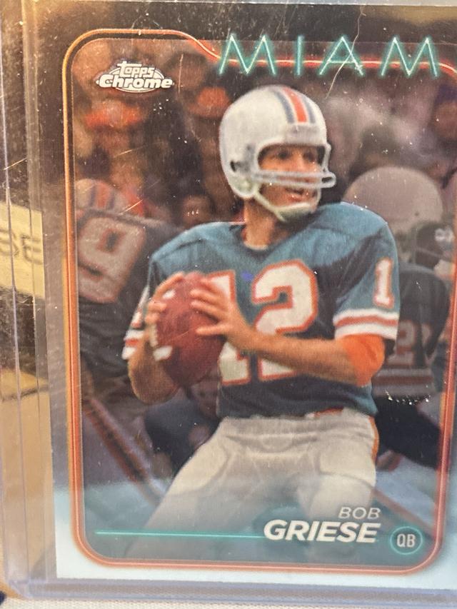 2024 Topps Chrome Football Bob Griese ﻿Base Set #107