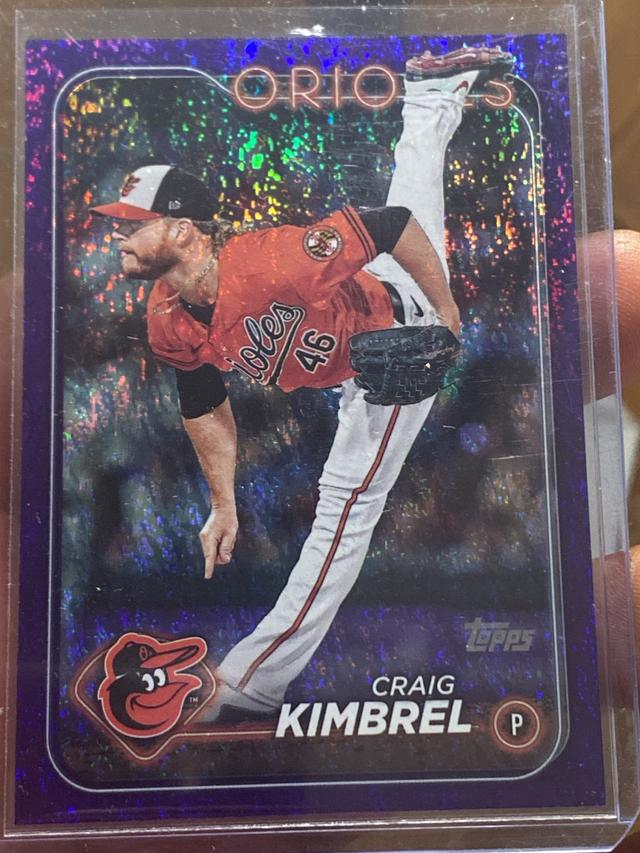 2024 Topps Series 2 Craig Kimbrel BASE SET Purple Foil /799 #590