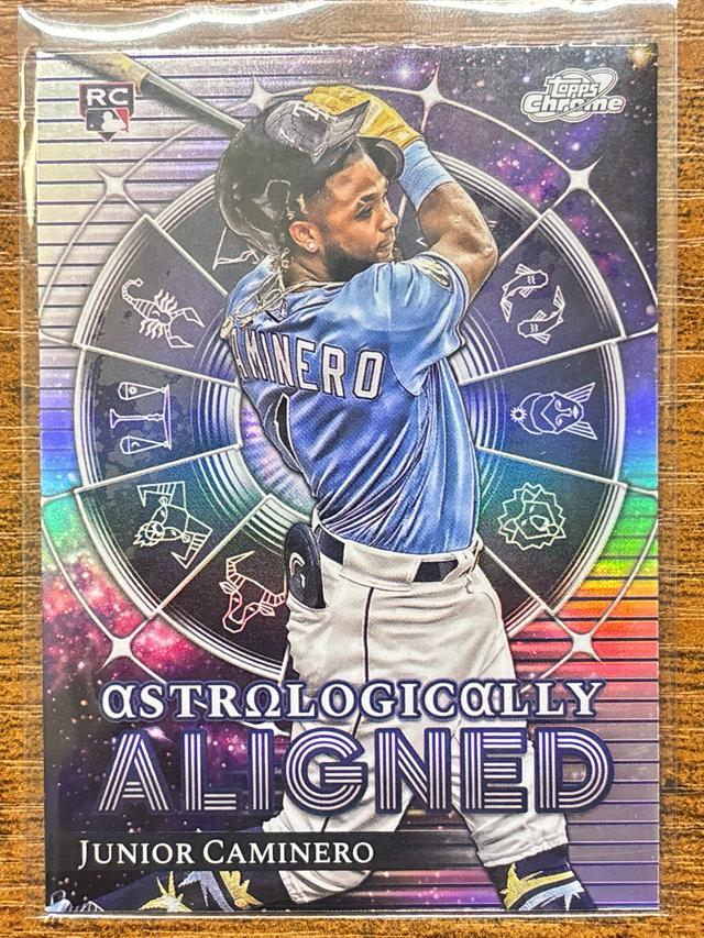 2024 Topps Cosmic Chrome Junior Caminero Astrologically Aligned #AA-16 Rookie RC