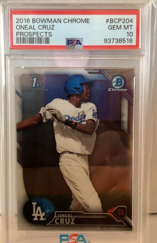 2016 Bowman Chrome Oneal Cruz Chrome Prospects Base Set #BCP204