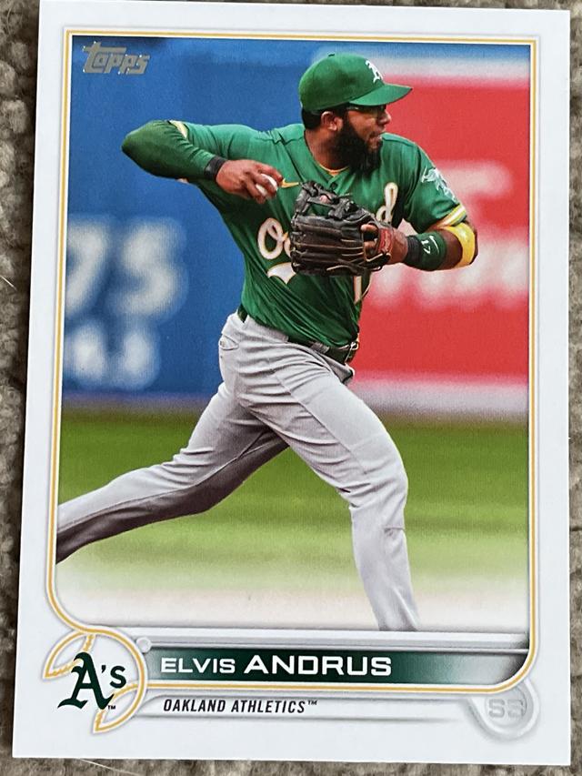 2022 Topps Series 2 Elvis Andrus BASE #520