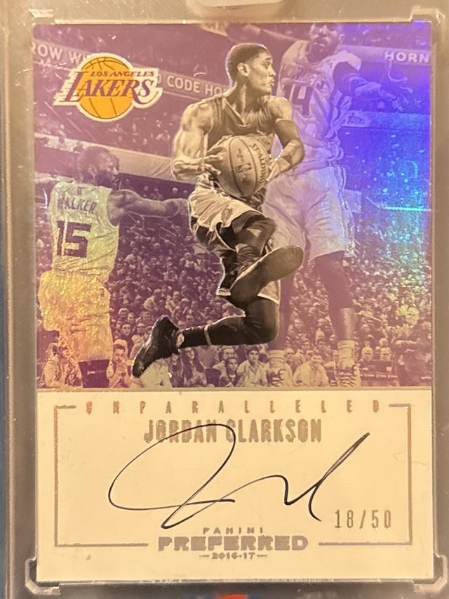 2016-17 Panini Preferred Basketball Jordan Clarkson /50 #239