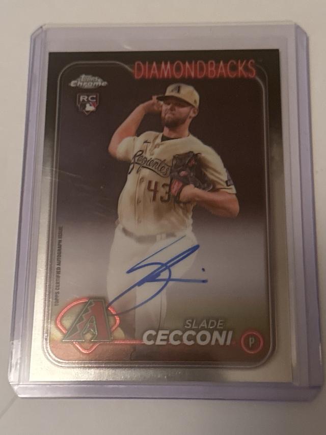 2024 Topps Chrome Slade Cecconi Rookie Autographs Checklist #RA-SCE