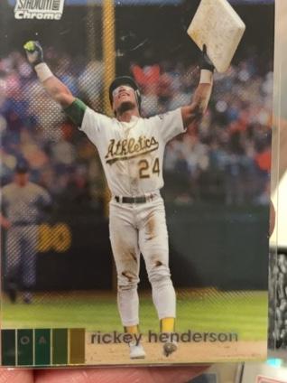 2020 Topps Stadium Club Chrome Rickey Henderson Base Set #399