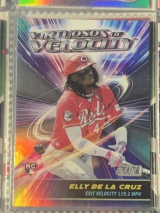 2024 Topps Stadium Club Elly De La Cruz ﻿Virtuosos of Velocity #VV-3