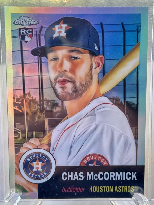 2022 Topps Chrome Platinum Chas McCormick ﻿Base Set Refractors #128