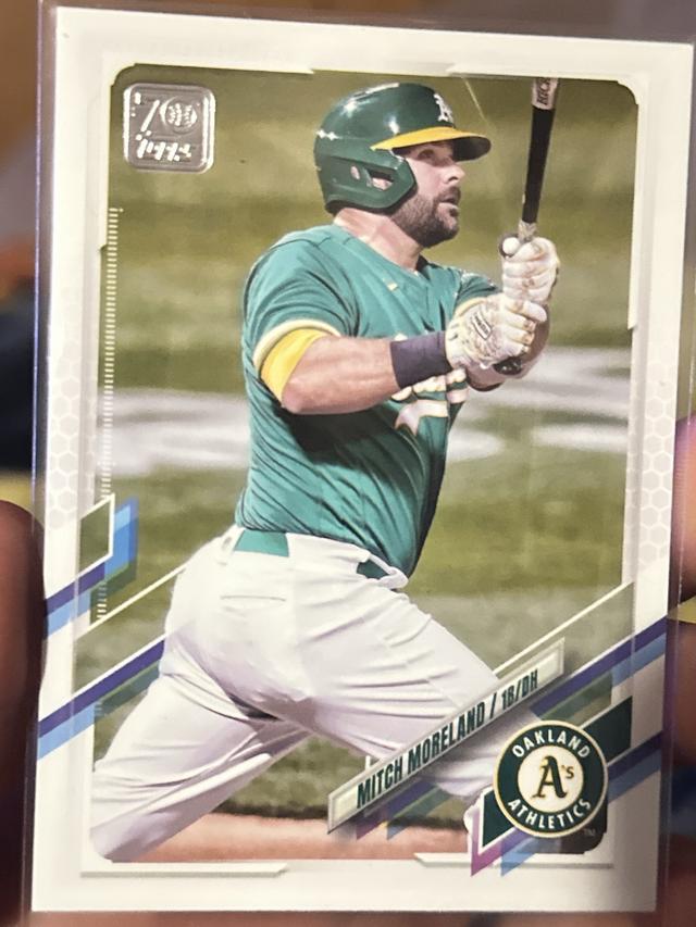 2021 Topps Update Mitch Moreland BASE SET #US4