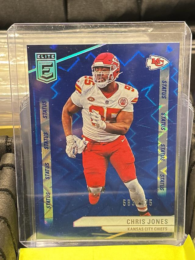 2024 Donruss Elite Chris Jones Status Explosion /875 #59