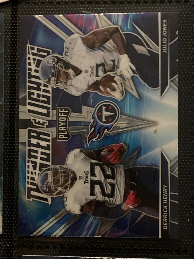 2021 Panini Playoff Derrick Henry Julio Jones Thunder & Lightning Set #TL-1