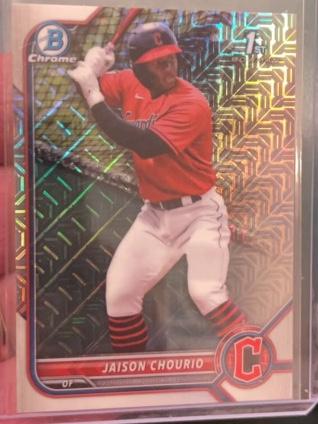 2022 Bowman Chrome Mega Jaison Chourio Base Mojo Set #BCP-174