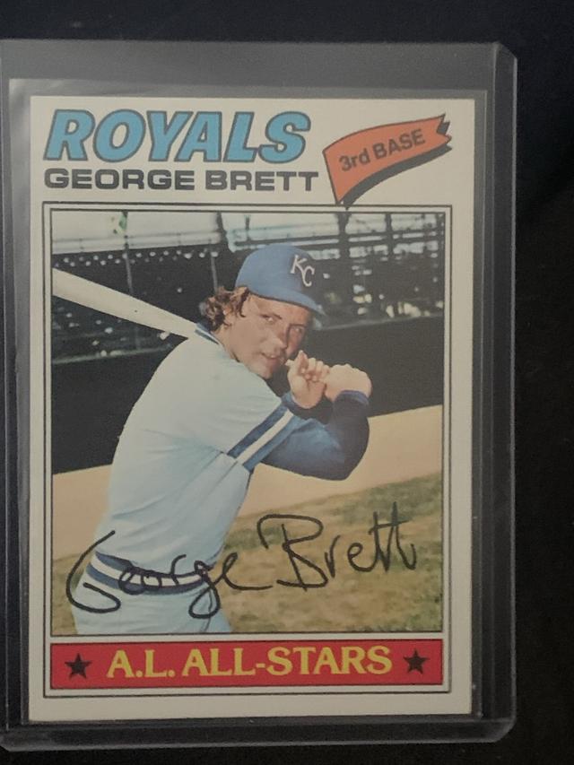 1977 Topps George Brett 1977 Topps Baseball Set #580