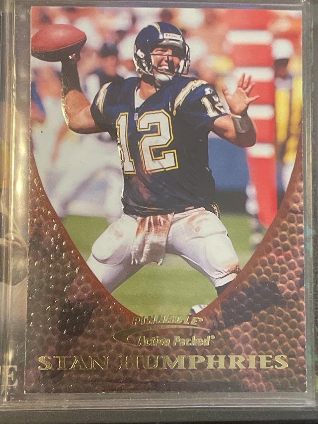 1997 Pinnacle Action Packed Stan Humphries ﻿Base #59