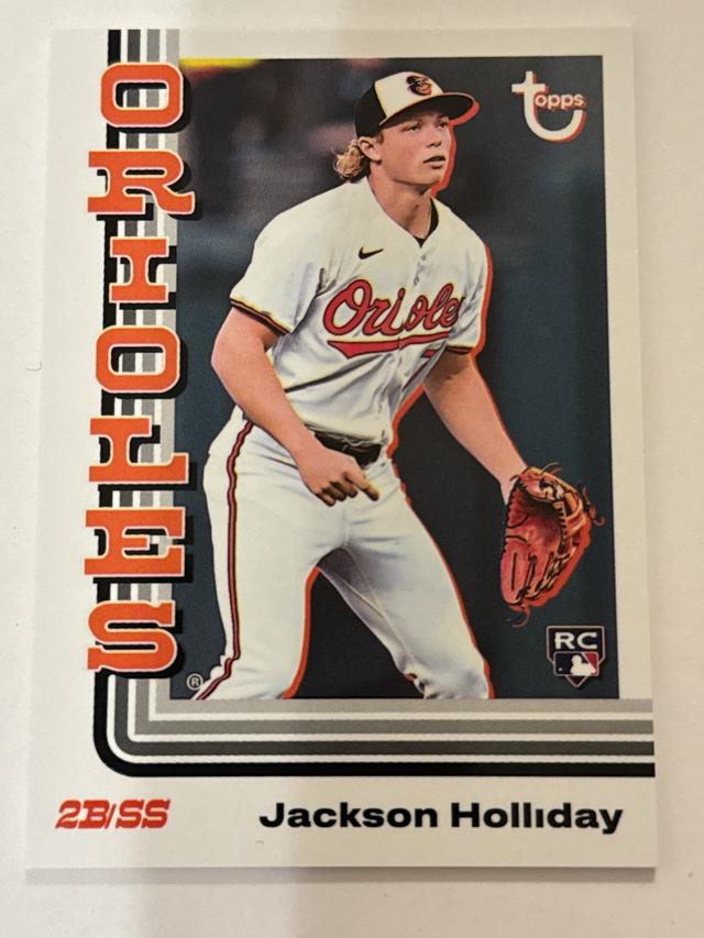 Jackson Holliday 2024 Topps Brooklyn Collection RC Rookie #17 Orioles