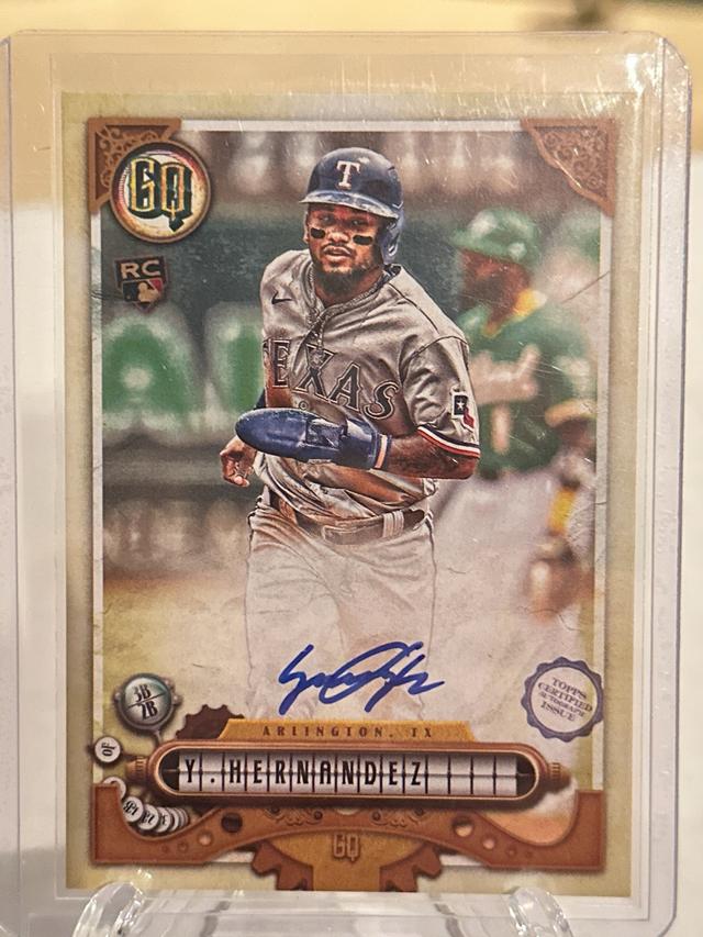 2022 Topps GQ Yonny Hernandez GQ AUTOGRAPHS #GQA-YH