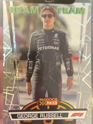 2024 Topps Paddock Pass Formula 1 George Russell Beam Team #BT-5