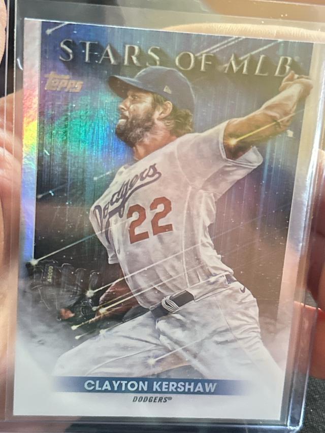 2022 Topps Series 1 Clayton Kershaw STARS OF MLB #SMLB-28